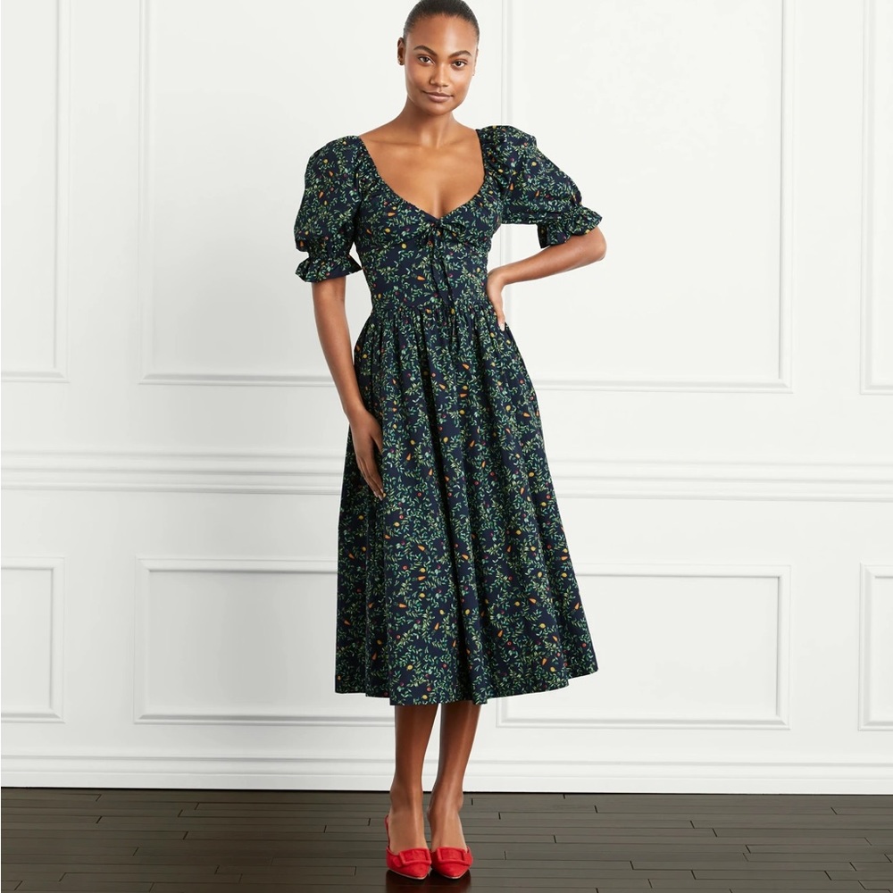 Hill House Ophelia Dress in Midnight Garden, size XL